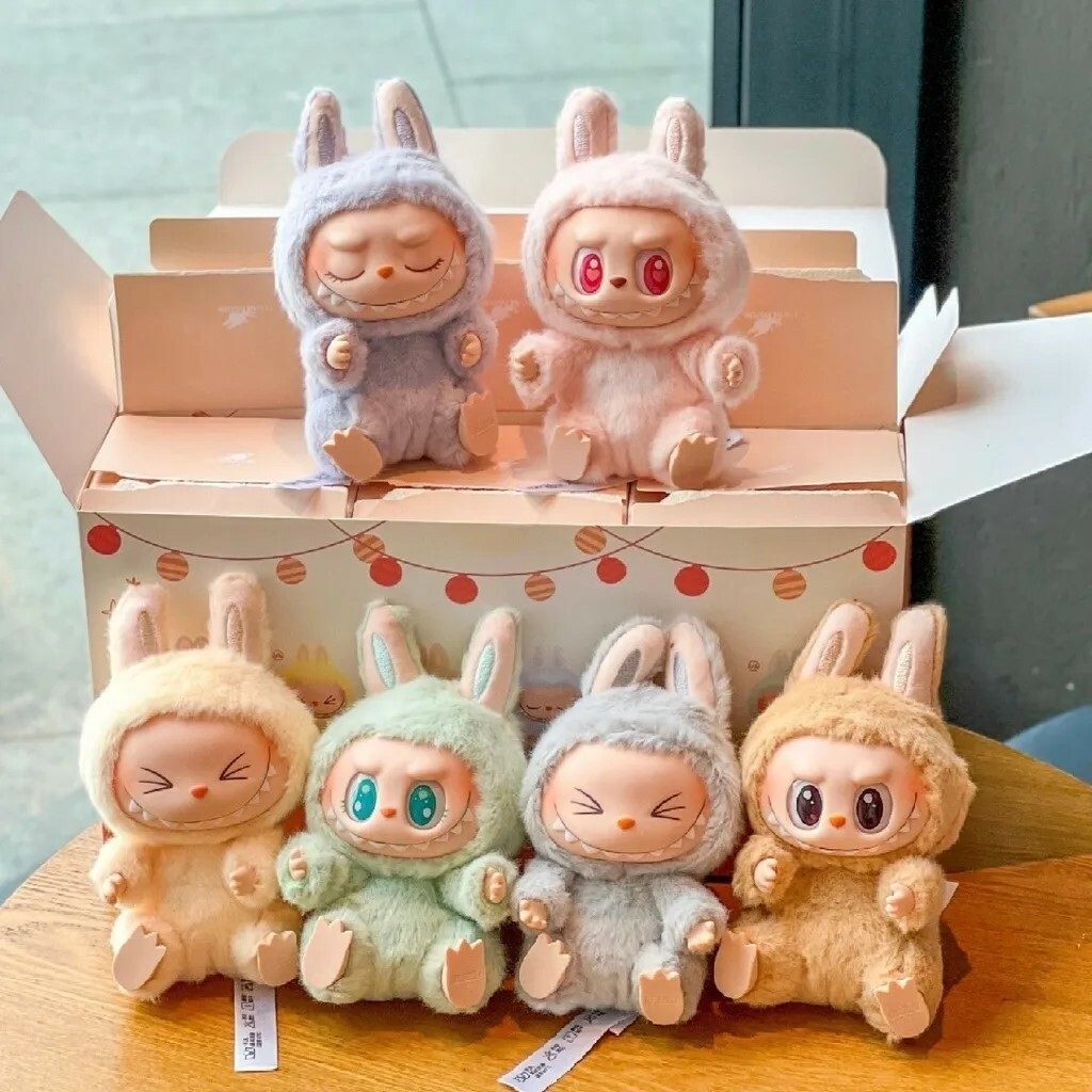Pop Mart 泡泡瑪特Labubu 拉布布一代心動馬卡龍二代坐坐派對盲盒盒抽公仔