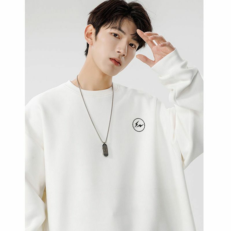 聯名 Dryworld X Fragment Design 胸口小閃電 背後小logo 藤原浩 長袖上衣 衛衣 大學T FD-ZDAG1235T3040