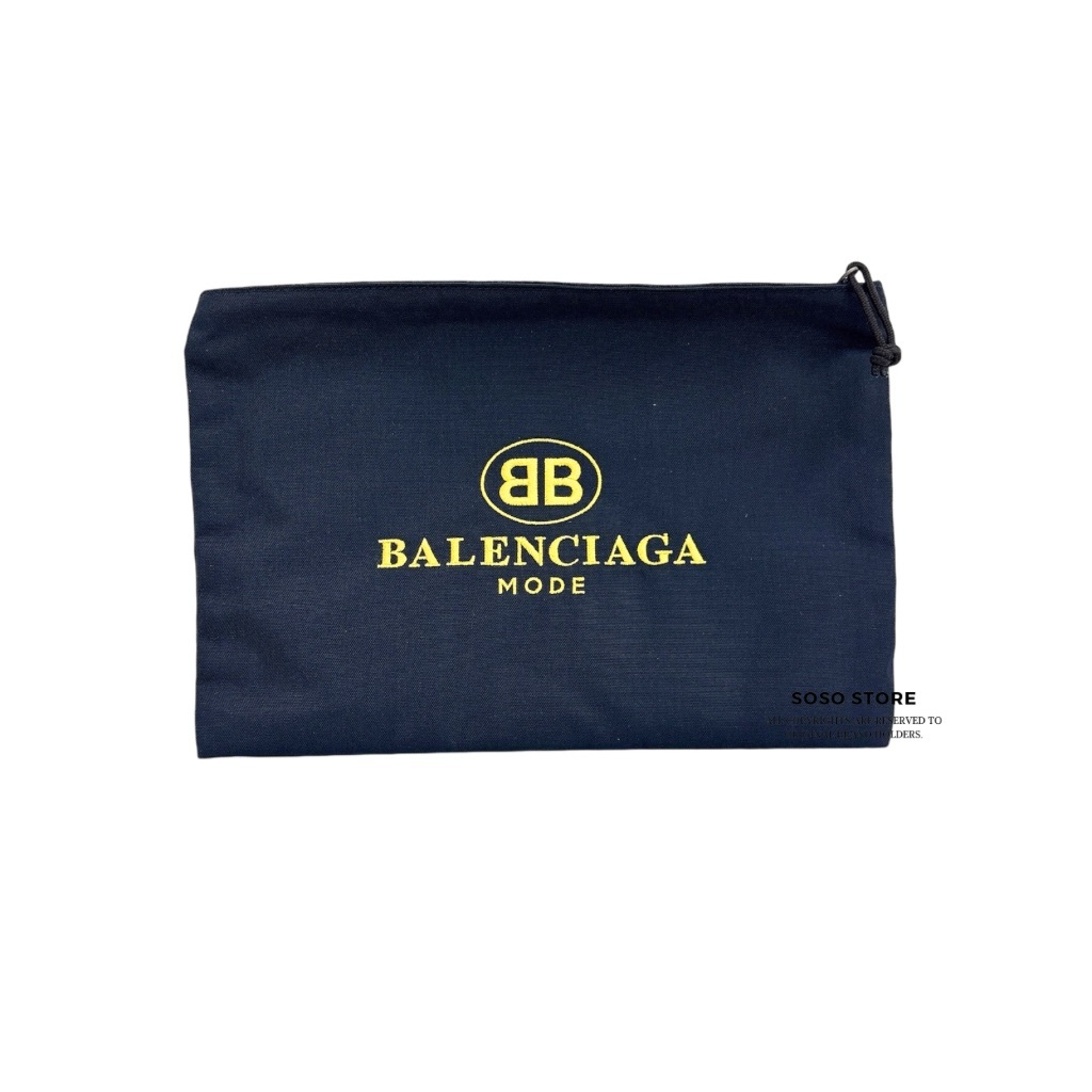 Balenciaga Explorer Zip Document Holder - Navy