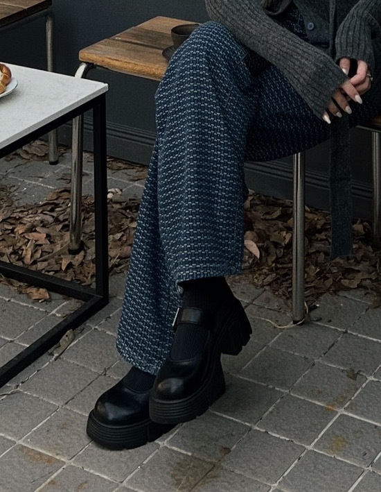 增高厚底扣帶瑪莉珍鞋