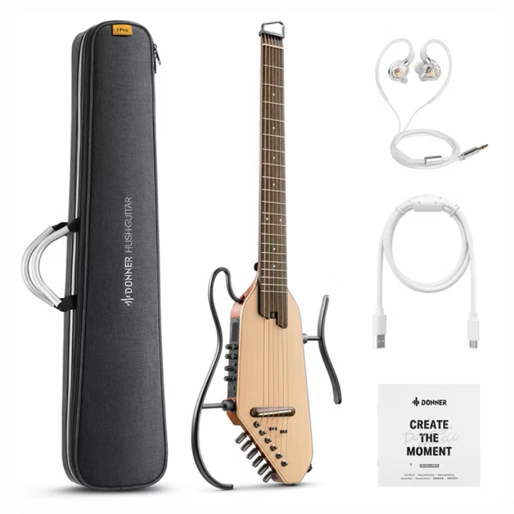 Donner Donner / HUSH-I PRO 可插電旅行用靜音吉他 第 3 張圖片｜三峽吉他 / Bass