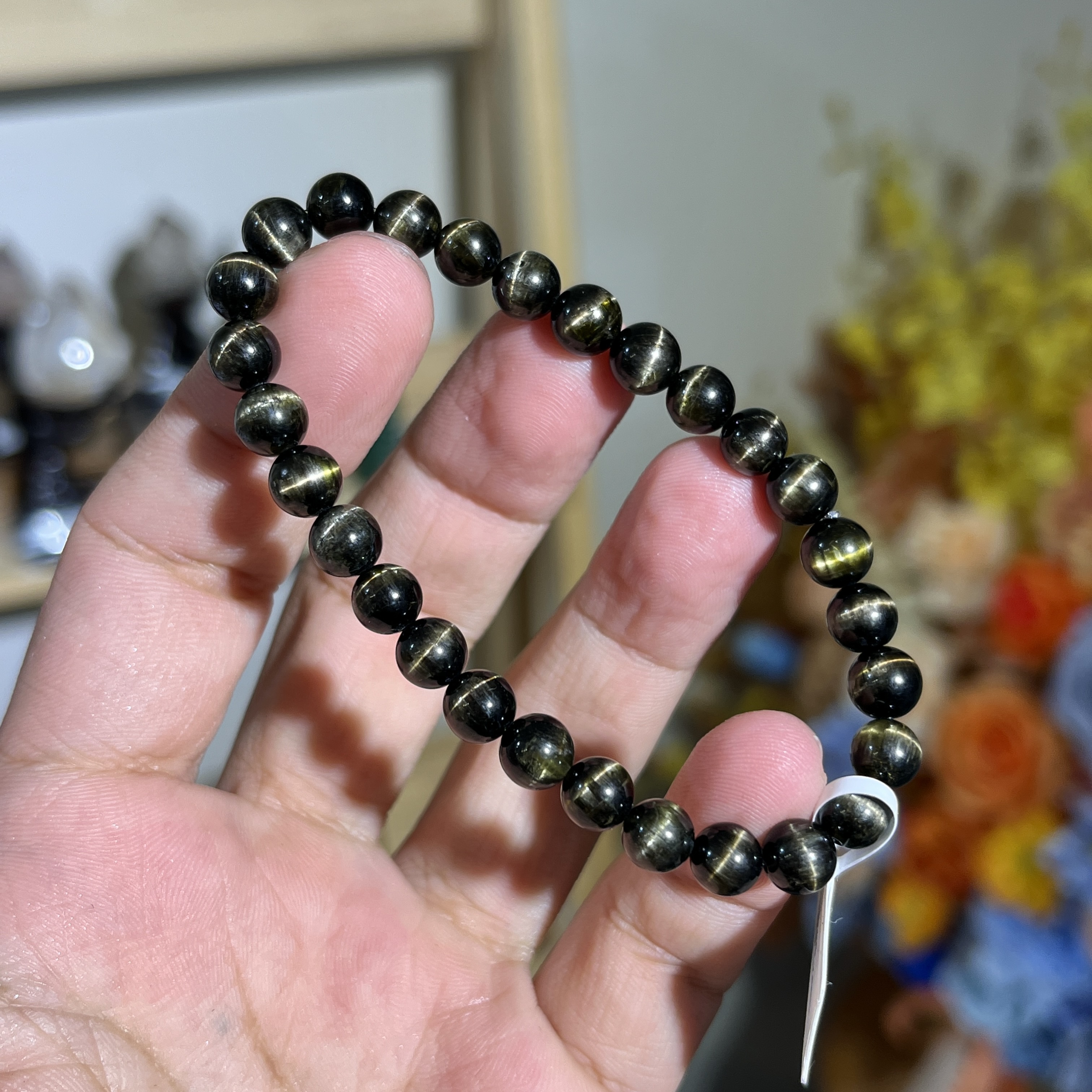 貓眼金綠碧璽 18921 6.5mm