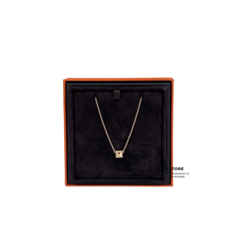 Hermes Clou d'H pendant - Rose Gold