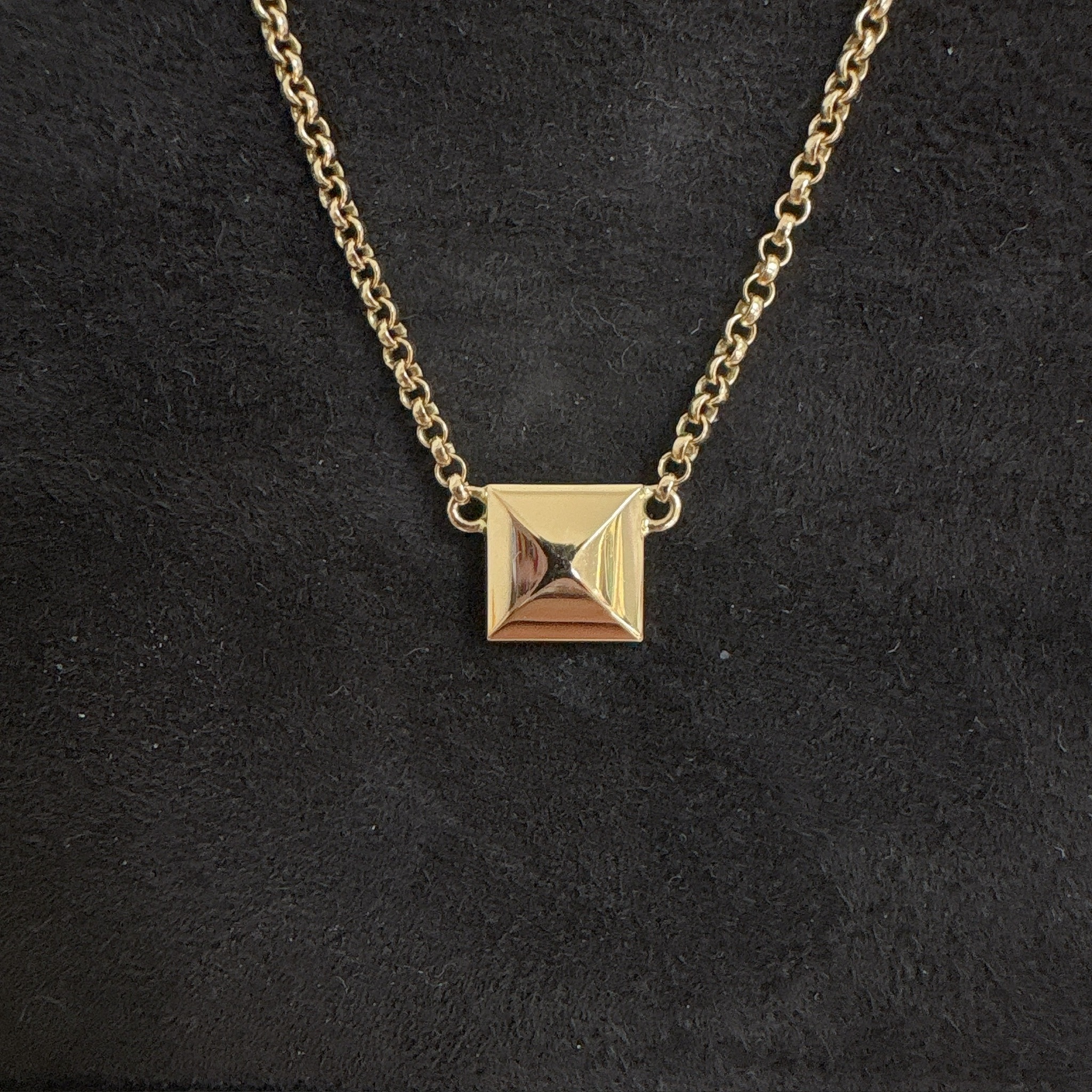 Hermes Clou d'H pendant - Rose Gold