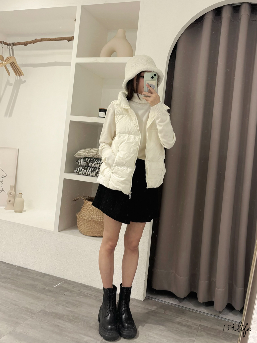 |現貨|基本款輕盈感羽絨背心(2色)