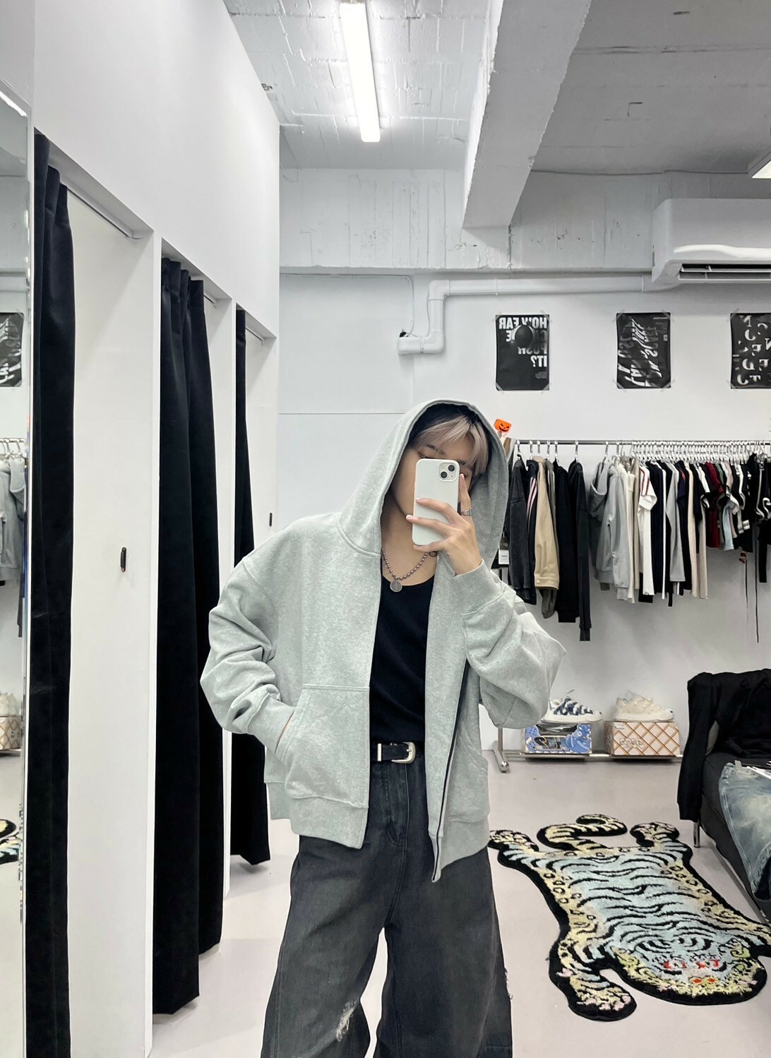 (GOAL)  重磅短寬版型連帽外套 DC+ 0036