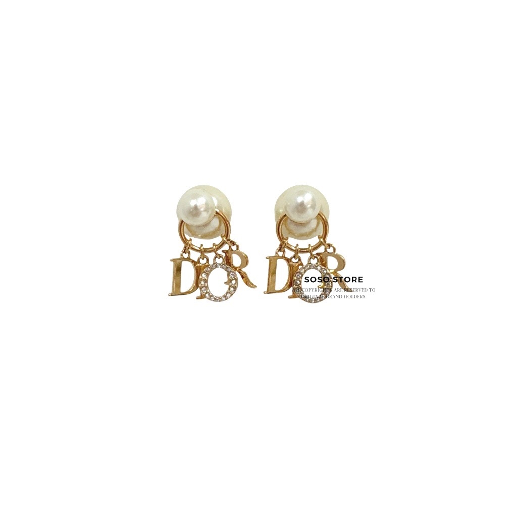 Dior Earring Pearl - Gold