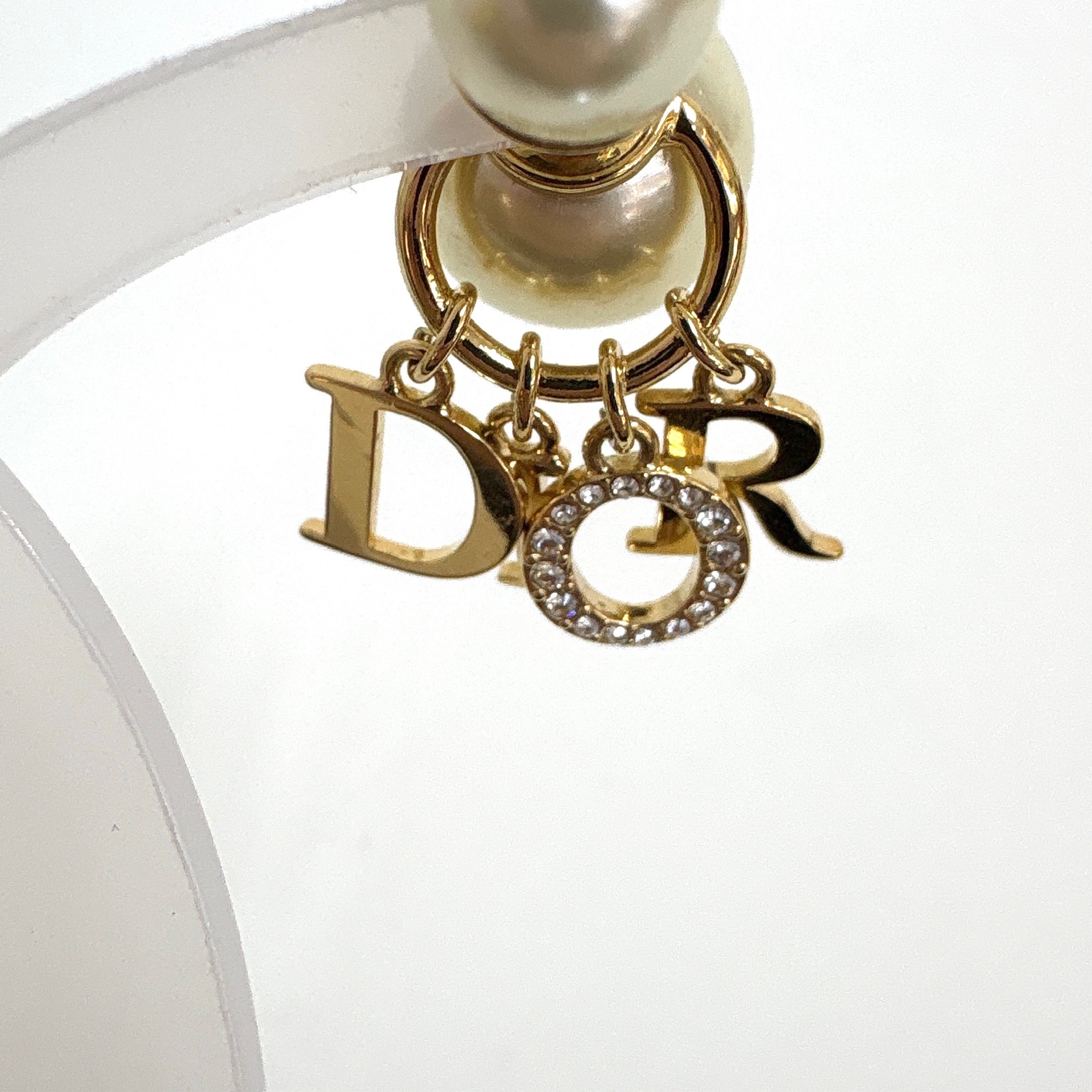 Dior Earring Pearl - Gold