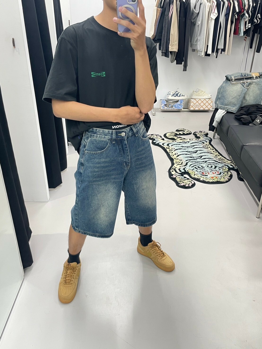 (GOAL) DC+ D3605 深藍七分褲