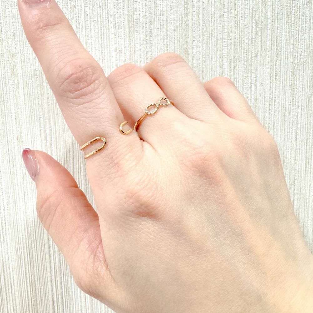 【me.luxe】K10雙C開口戒