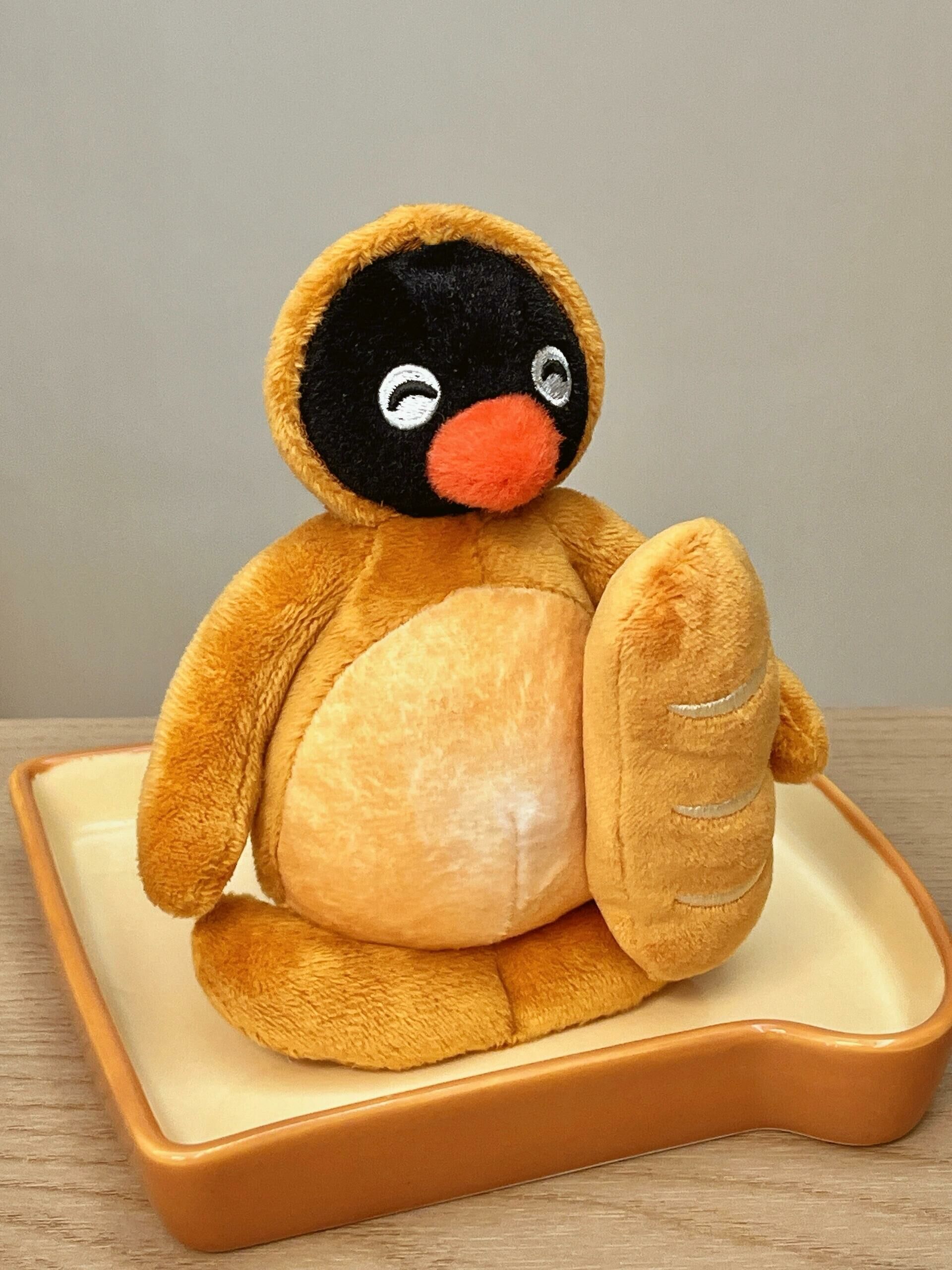 零碼現貨出清 PINGU 正版授權 企鵝麵包超人系列 奶油吐司 吊飾 鑰匙圈 麵包 3款(任買兩件711免運)