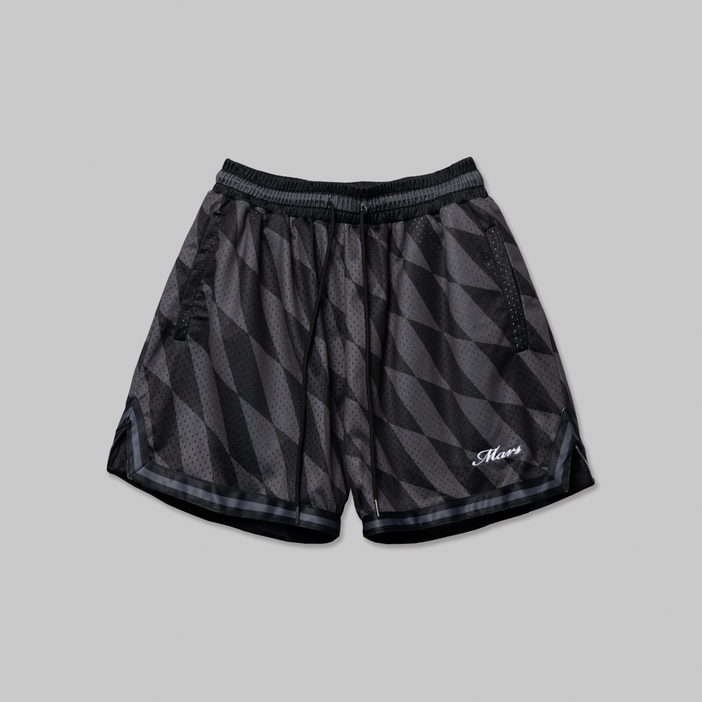 24-25 MARS菱格紋休閒短褲