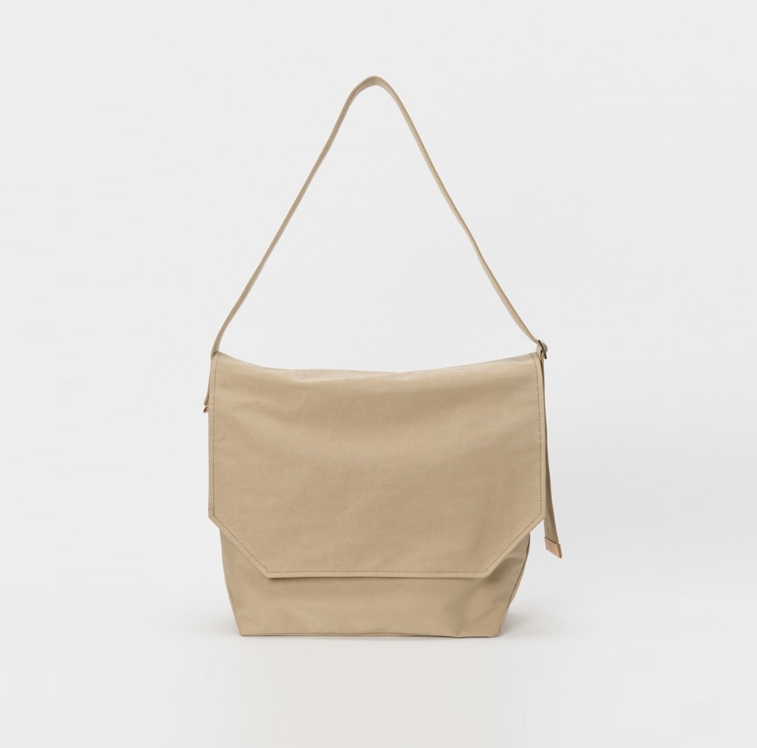 Hender Scheme FLAP SHOULDER BIG BAG *Cow Leather - BEIGE PRE ORDER ITEM (預訂中)