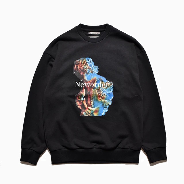 MINEDENIM x NEW ORDER "TECHNIQUE" CREWNECK PULLOVER - BLACK PRE ORDER ITEM (預訂中)