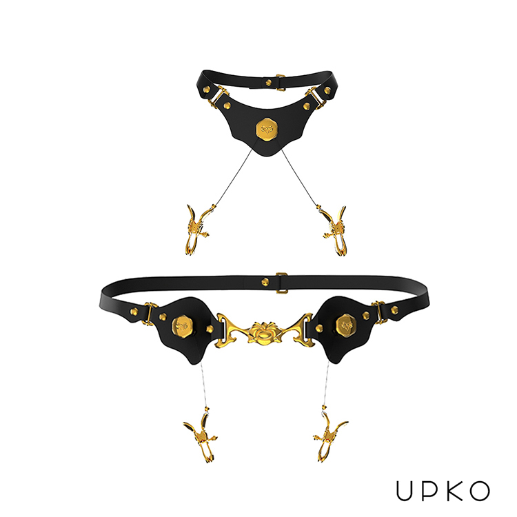 UPKO 提線木偶 真皮乳陰SM套組