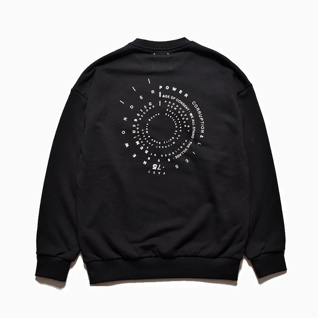 MINEDENIM x NEW ORDER "POWER CORRUPTION & LIES" CREWNECK PULLOVER - BLACK PRE ORDER ITEM (預訂中)