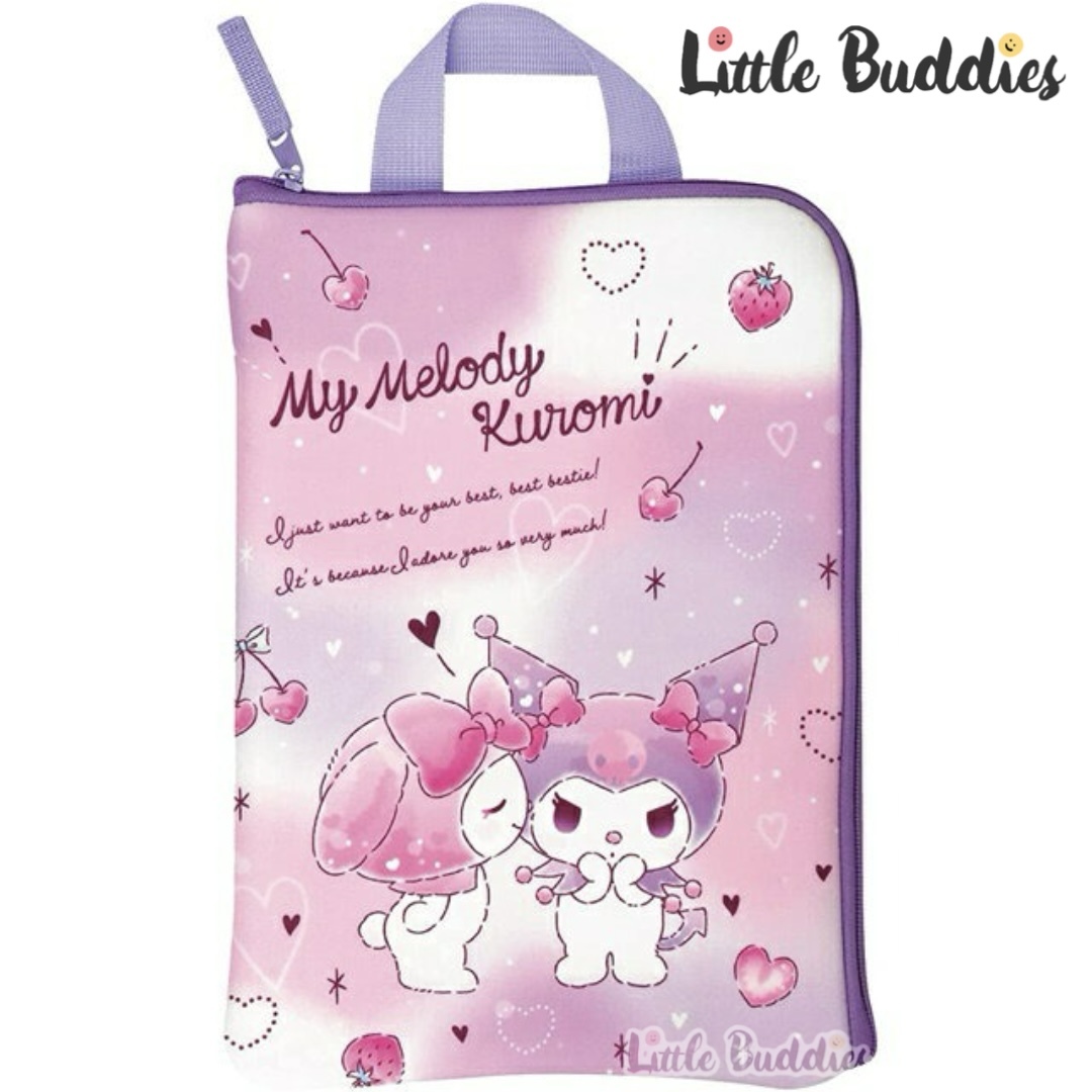 日本 Sanrio Kuromi+ My Melody 手提平板電腦包