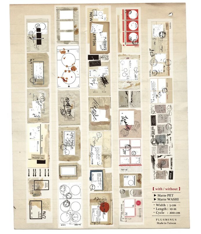 Plusminus - with / without Washi Tape