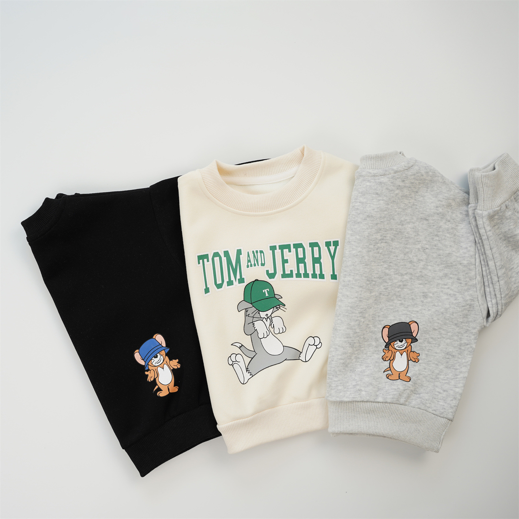 純棉棒球貓咪大學T