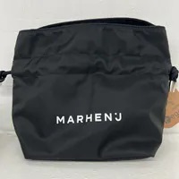 [S] MARHEN.J CHARRON DRAWSTRING BAG,BLACK, MJ21ACHARNAB-BLACK (SMH70)