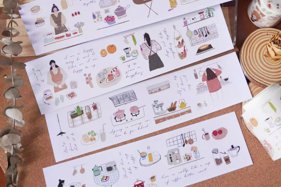 Wanle Studio - Kitchen Diary Washi Tape