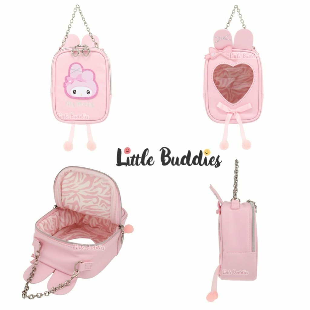 日本 Sanrio My Melody x Kuromi 閃閃偶像系列 - 多功能拉鏈痛袋