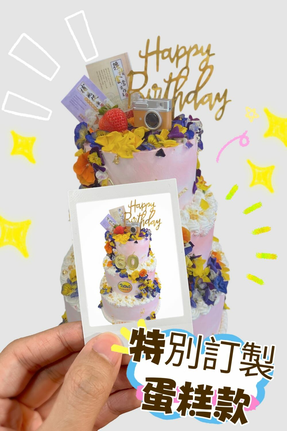 客戶特別訂製蛋糕選項