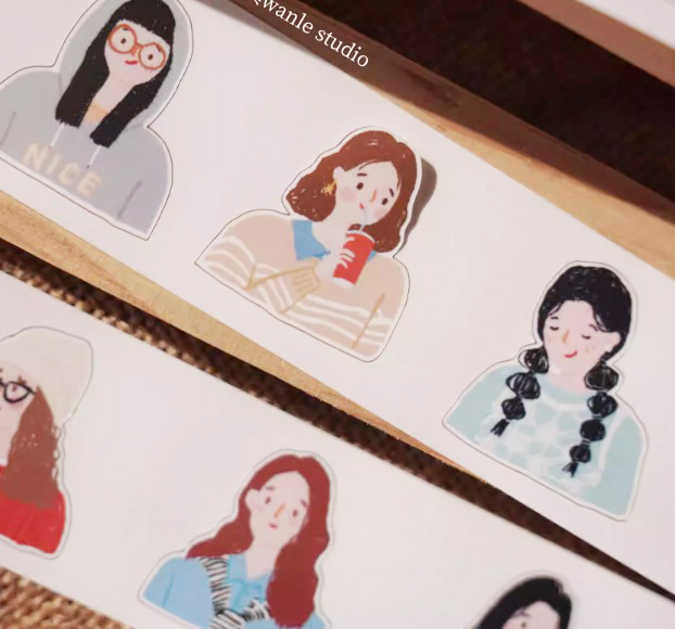 Wanle Studio - Fun Girls Washi Tape