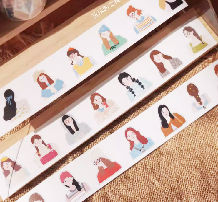 Wanle Studio - Fun Girls Washi Tape