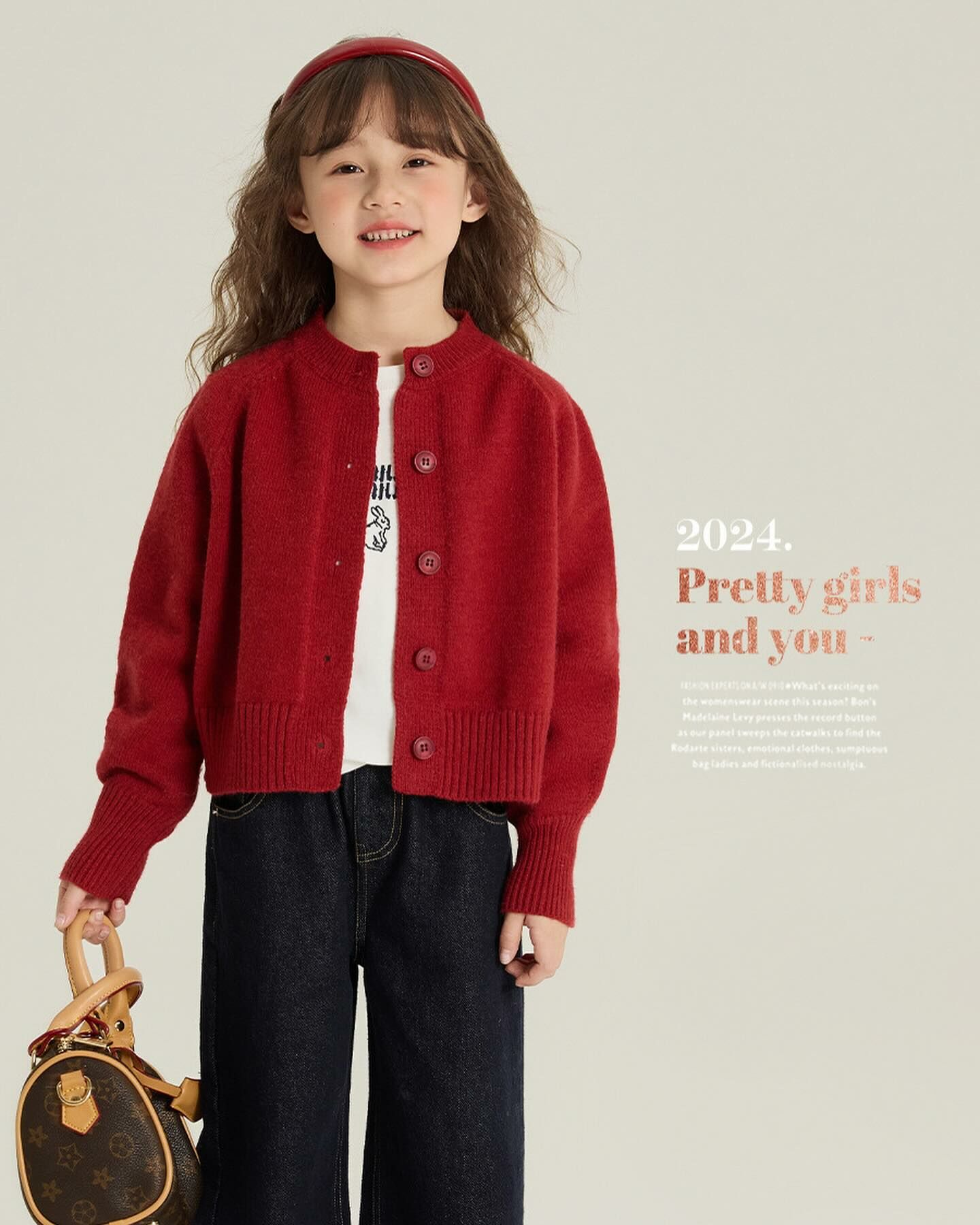 節日必備軟糯紅針織外套