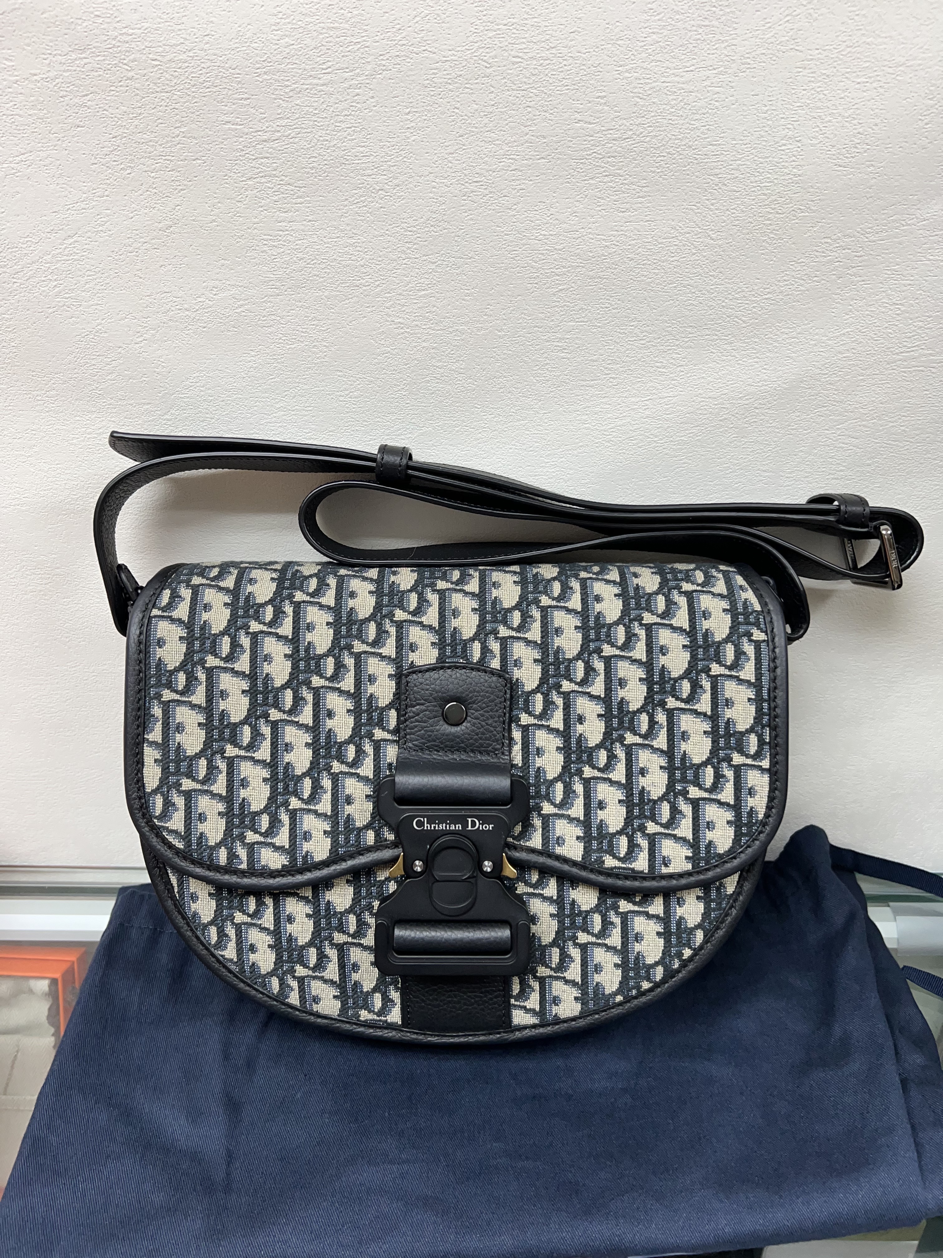 Dior gallop messenger bag (blue oblique)