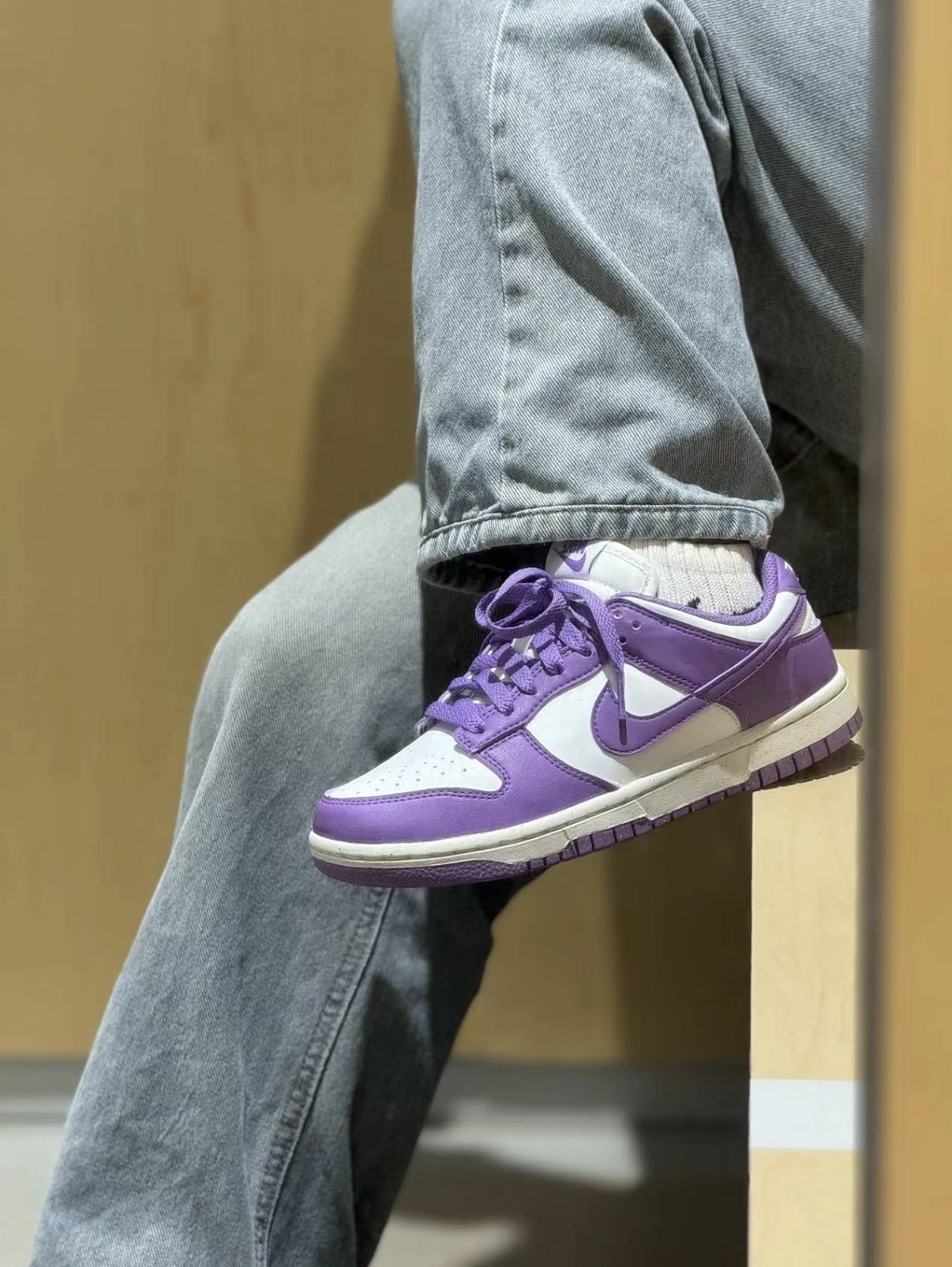 Nike Dunk Low 葡萄紫 白紫色 皮革 女款 DD1873-108/預購