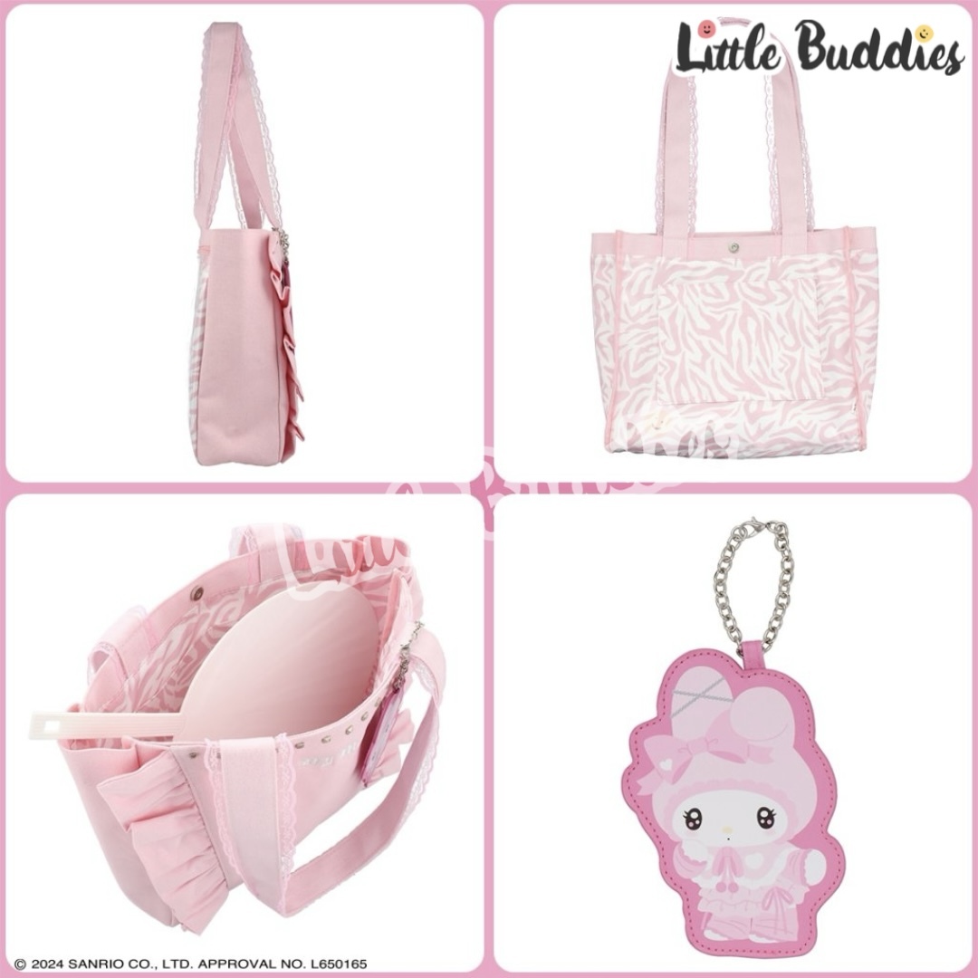 日本 Sanrio My Melody x Kuromi 閃閃偶像系列 - 手提痛袋