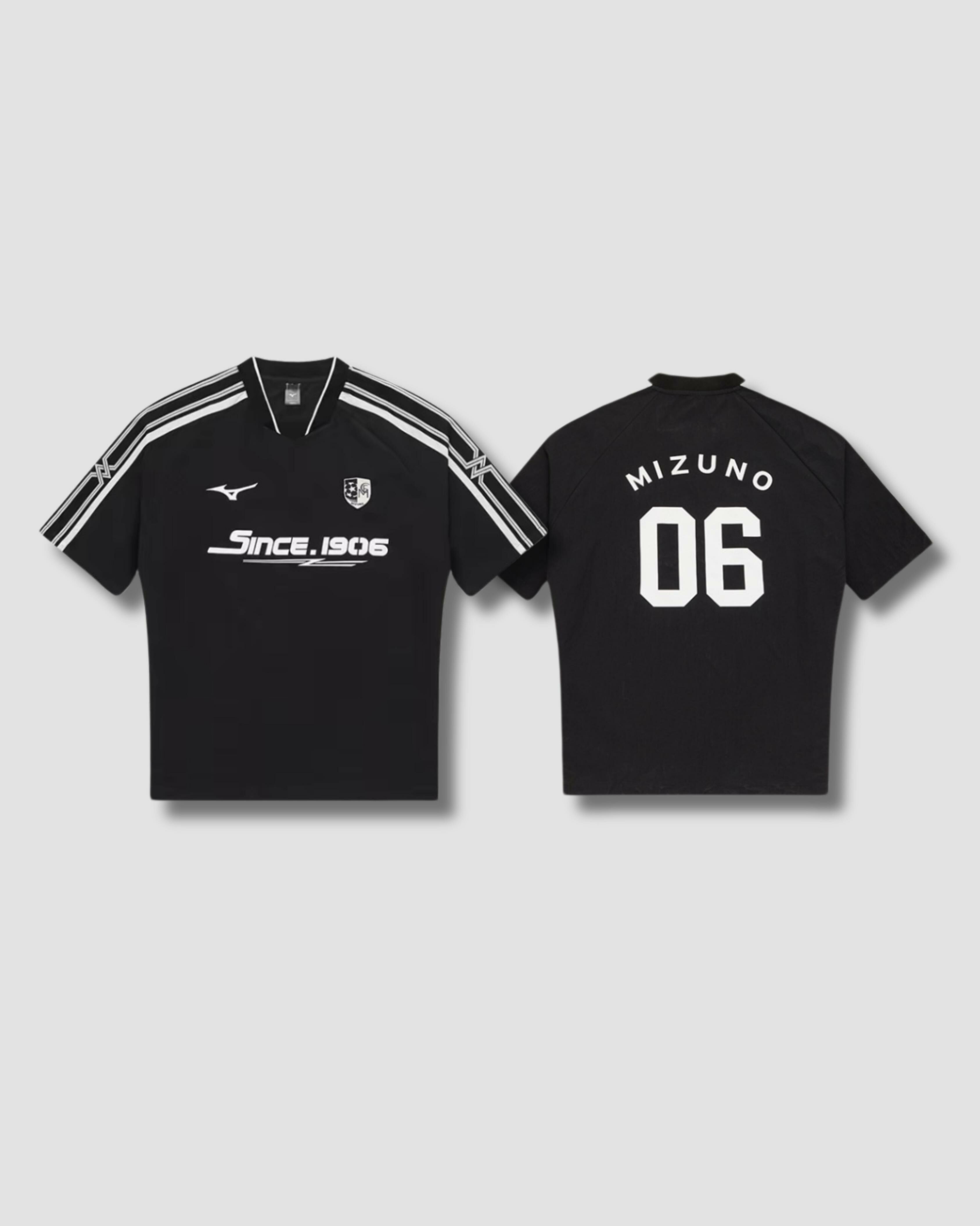 MIZUNO Blokecore SS 速乾足球衣| Black