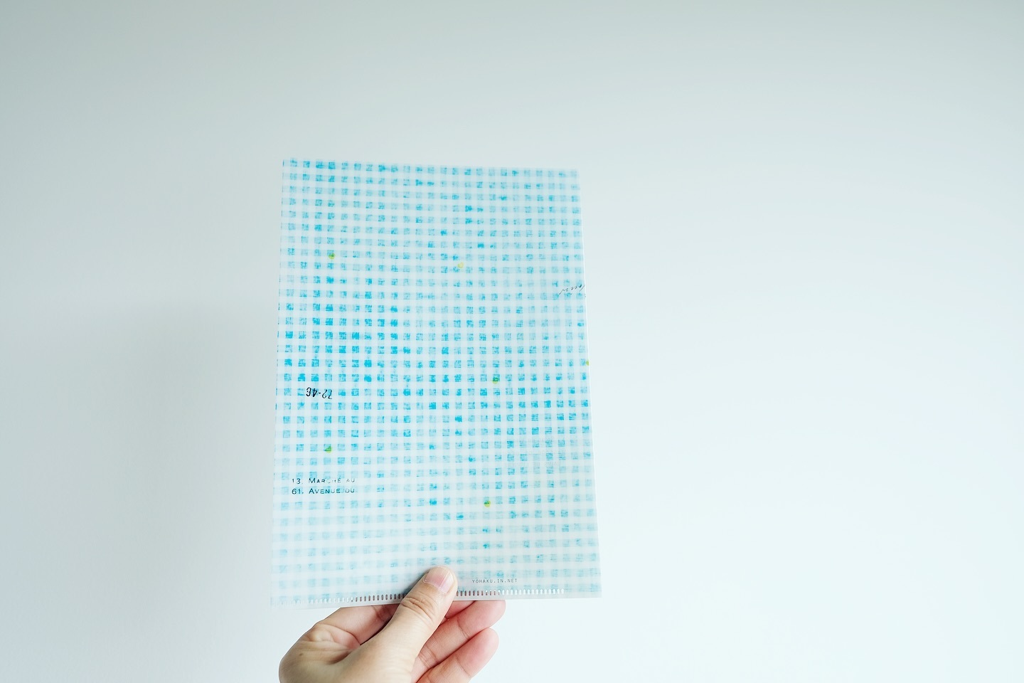 A5透明資料夾 M-151｜日本 yohaku