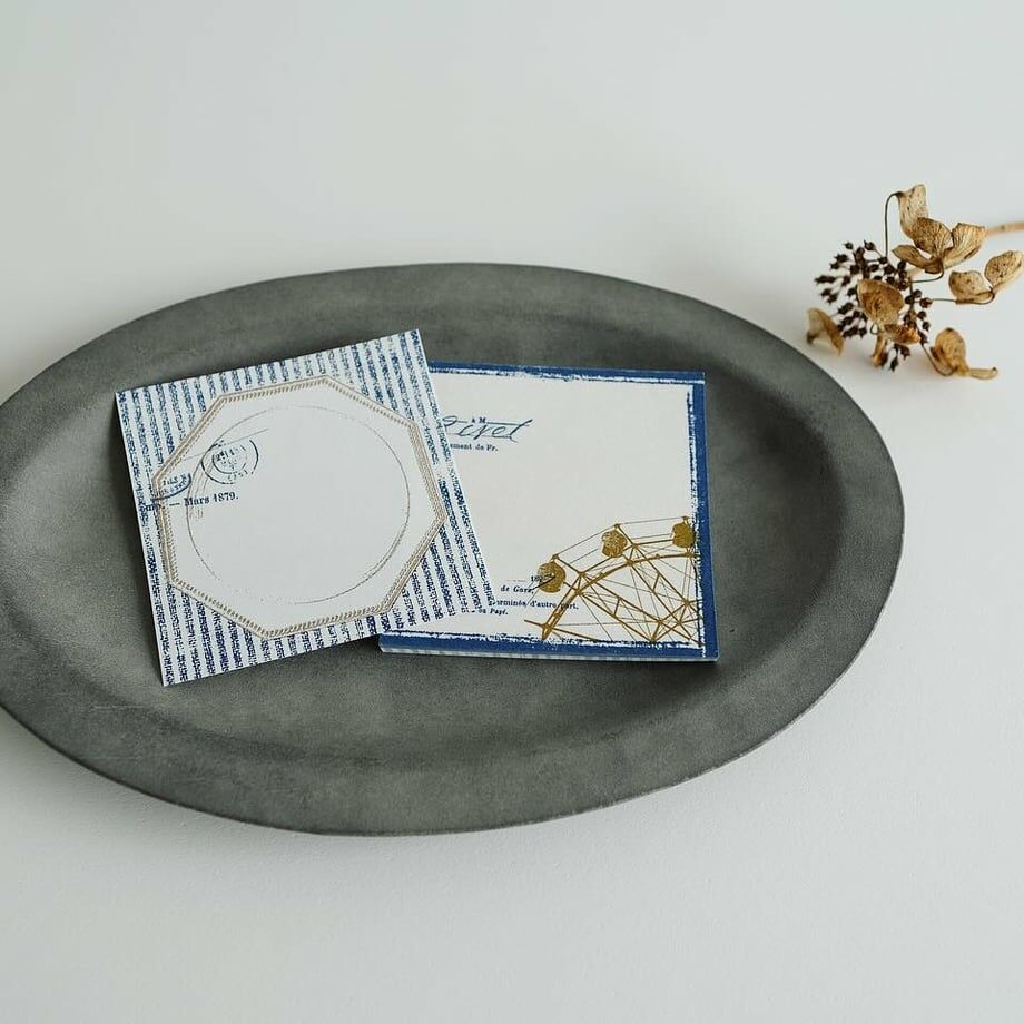 藍色_方形便條本 60枚便條本 m-148｜日本 YOHAKU