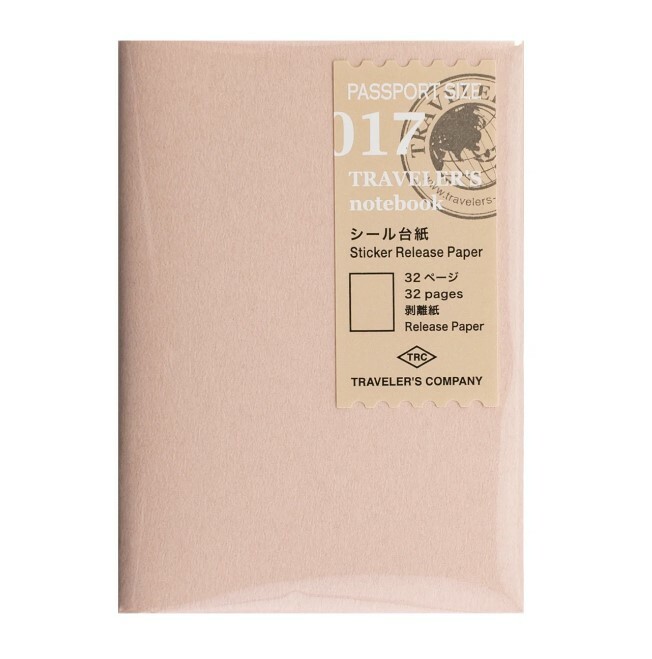 Traveler's Factory Passport Size Refill Sticker Release Paper 017