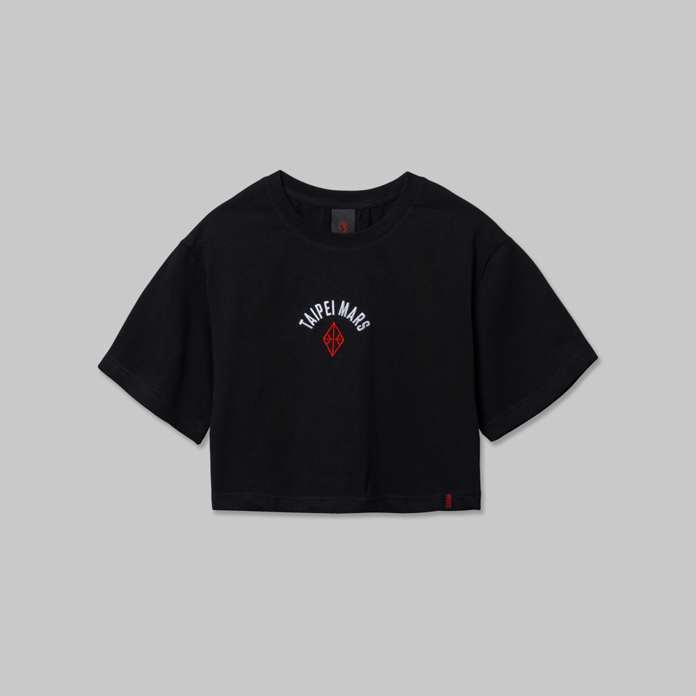 24-25 TAIPEI MARS女戰士短版Tee｜黑