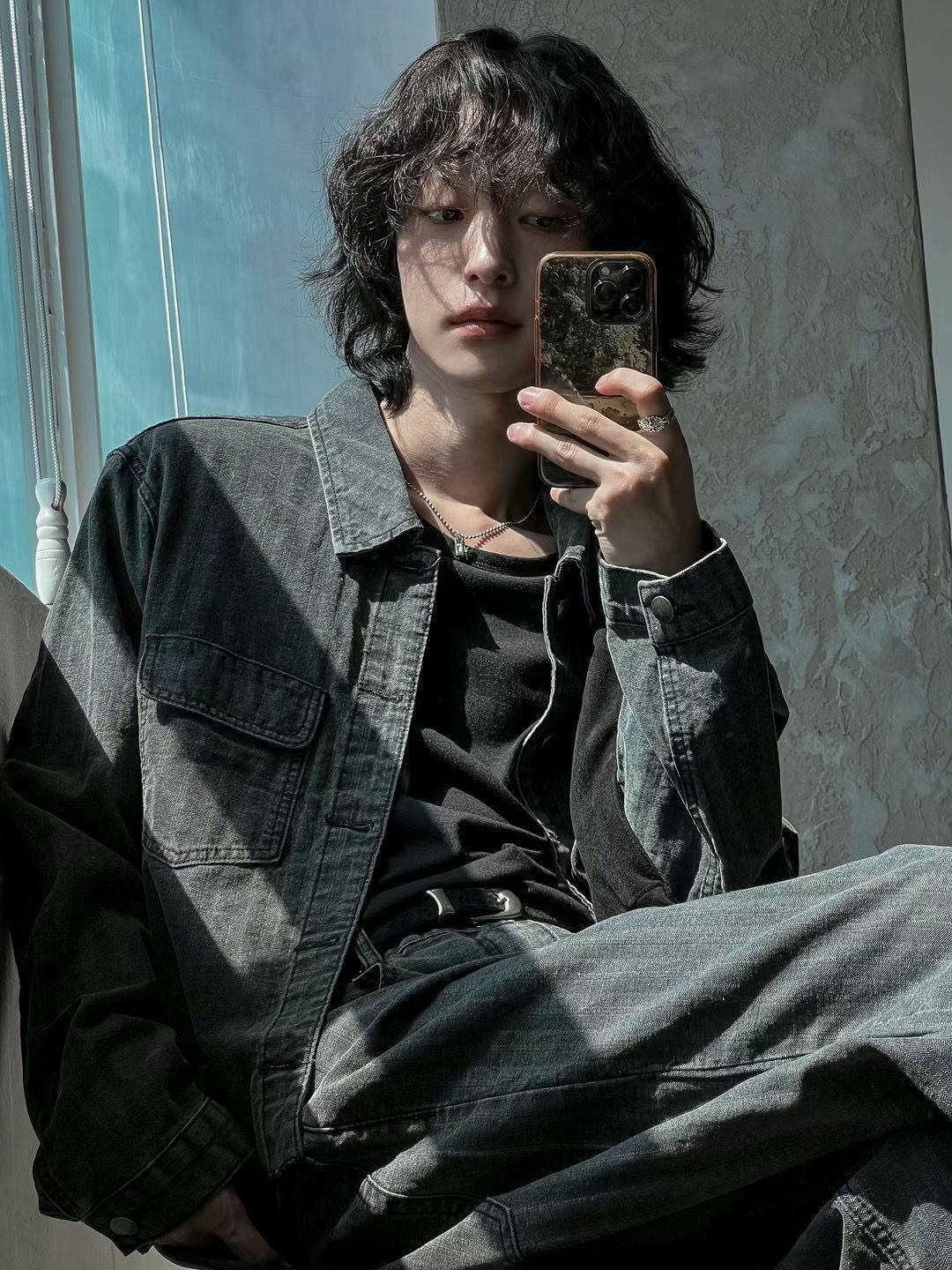 直紋長袖恤衫 GARMENTS-001JK