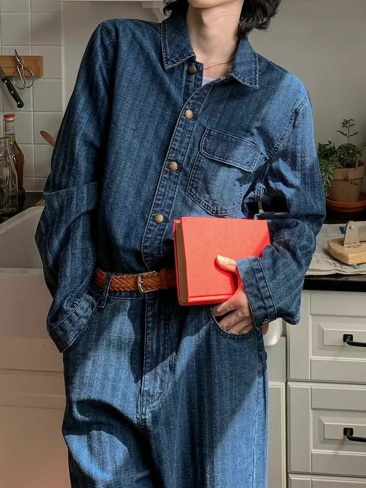 直紋長袖恤衫 GARMENTS-001JK