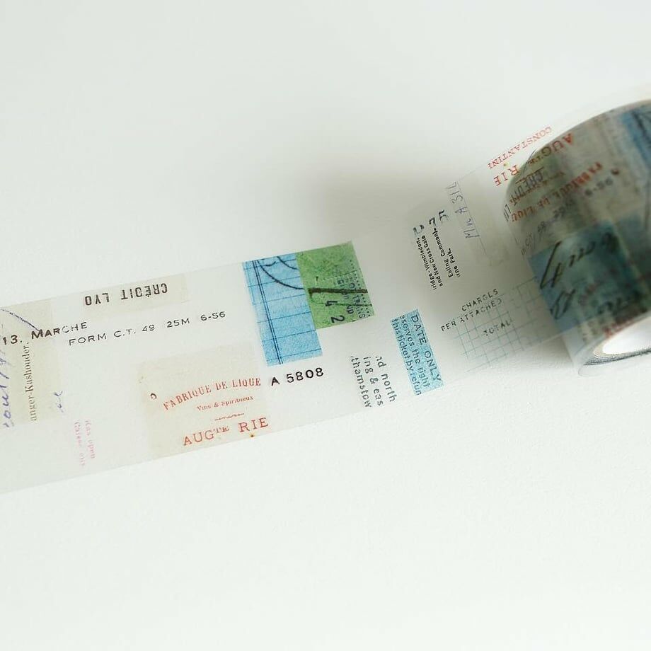 獨白_滾筒貼紙 PET透明膠帶 P-005｜日本 yohaku