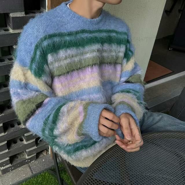 圓領橫紋針織衫 GARMENTS-011T