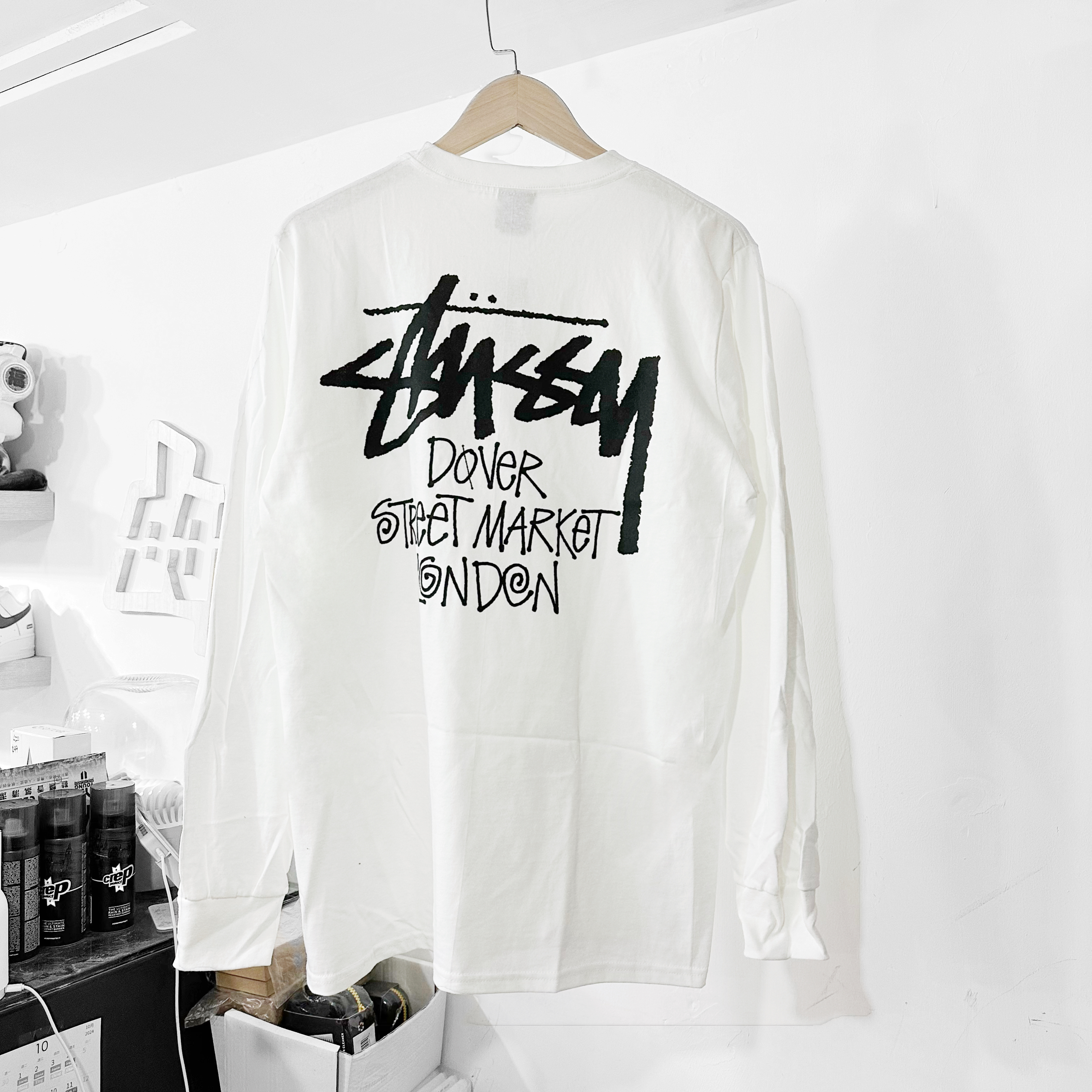STÜSSY DSM London Long Sleeve T-Shirt White