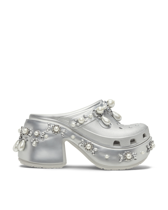[現貨] CROCS X SIMONE ROCHA SIRENSPIKED | Ｍetallic Silver