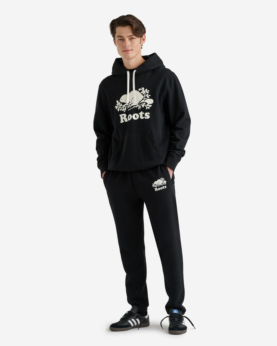 ROOTS 男大人 有機棉 經典款 海狸 刷毛 帽TEE (2色)