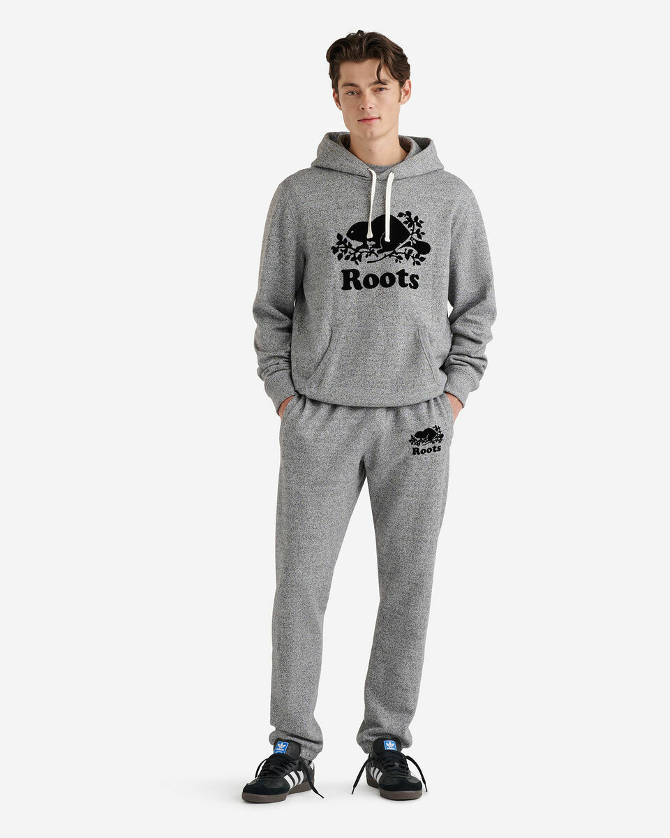 ROOTS 男大人 有機棉 經典款 海狸 刷毛 帽TEE (2色)