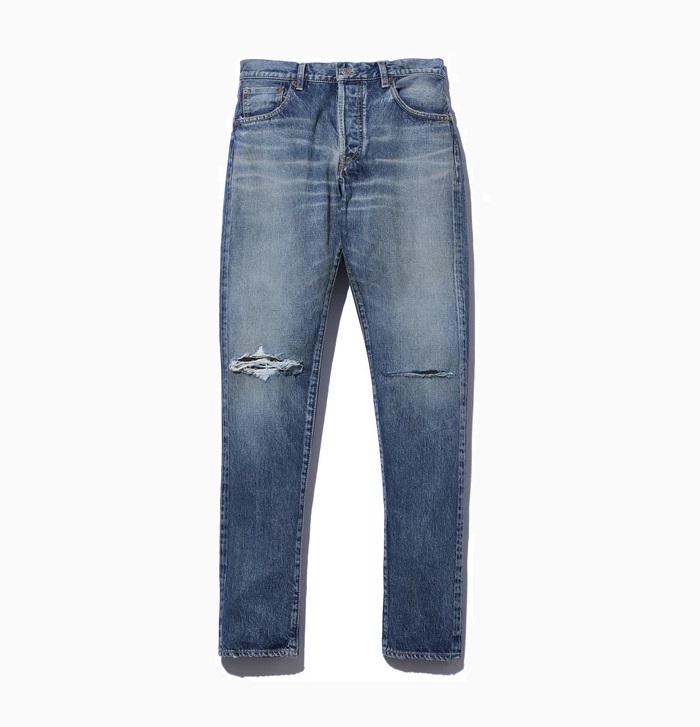 MINEDENIM 109 N.TAPERED UDKS DAMAGED JEANS - PRE ORDER ITEM (預訂中)