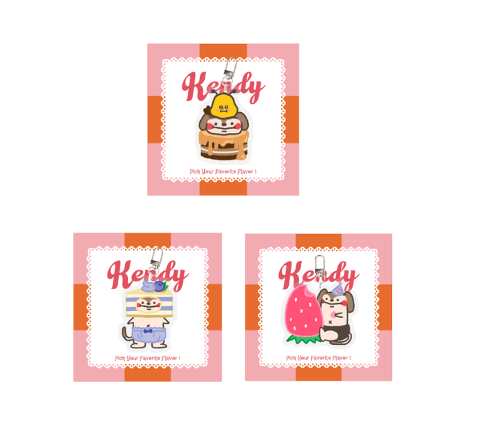 香甜祝福鑰匙圈