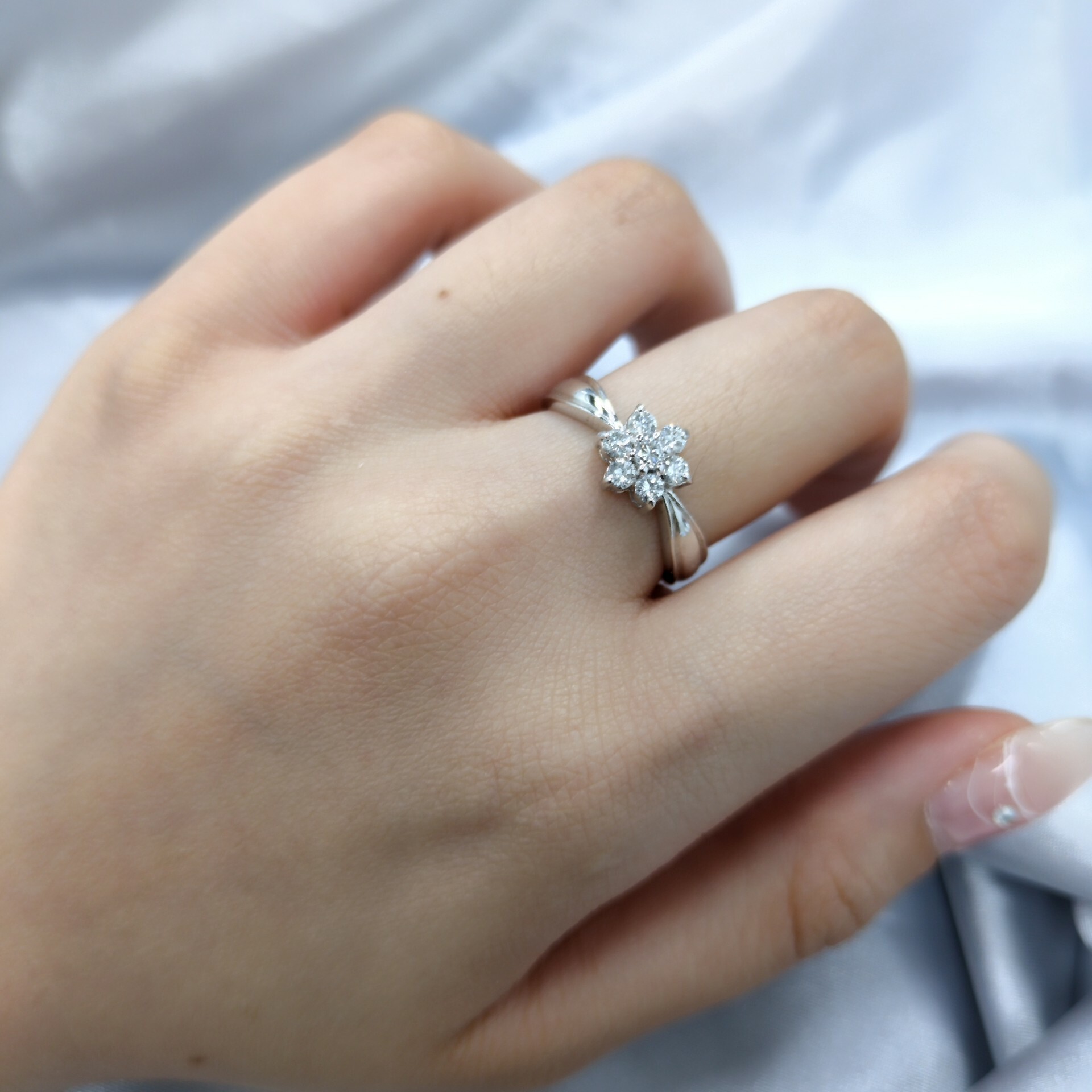 18K White Gold 0.33ct Diamond Ring