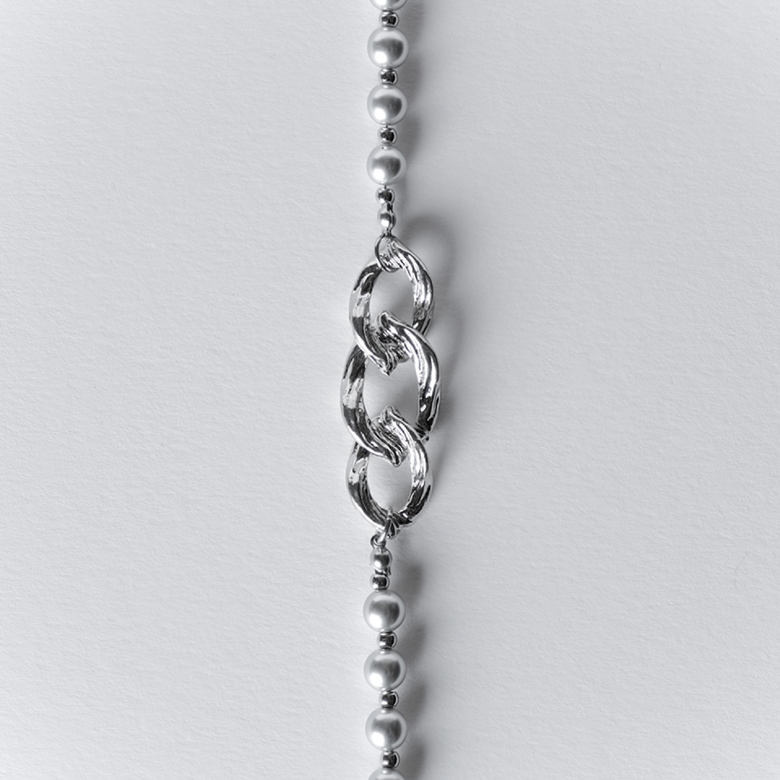 Liam Conner Splicing Cuban Bracelet 珍珠古巴手鍊